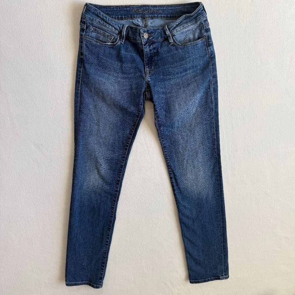 Mavi Jeans Women's Size 28 Blue Emma Slim Boyfriend Jeans Medium Wash Denim